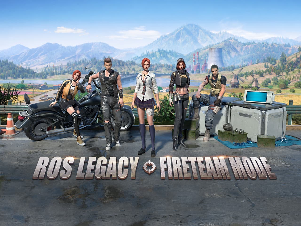 ROS Legacy squad gearing up before a drop, from the download section of the former official game page